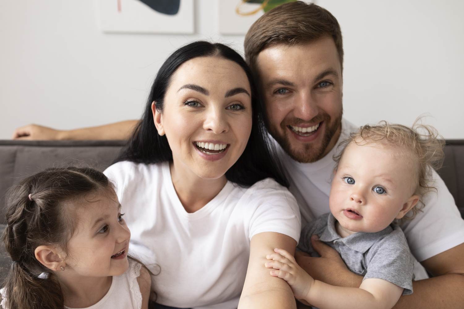 beautiful people having video call with their family home northwest dental